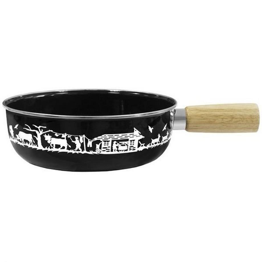 Caquelon en métal léger émaillé, Heidi Cheese Line