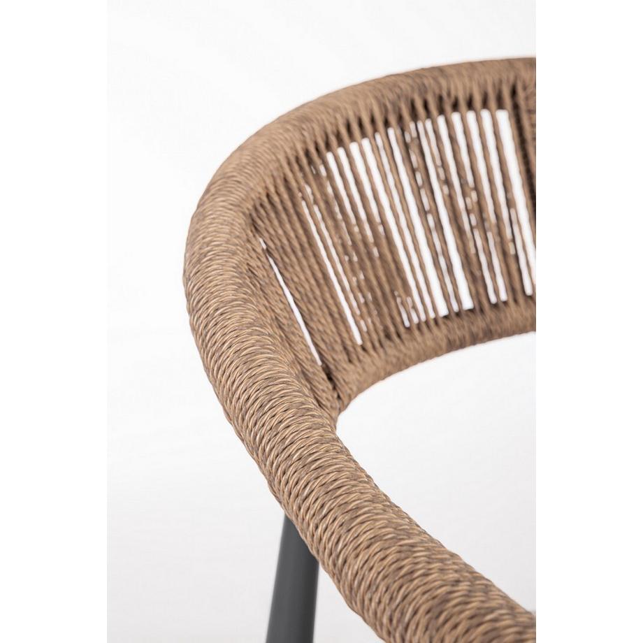 mutoni lifestyle Gartensessel Jandia anthrazit-natur  