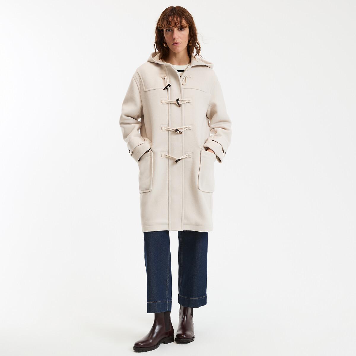 La Redoute Collections Duffle Coat Mi Long à Capuche  