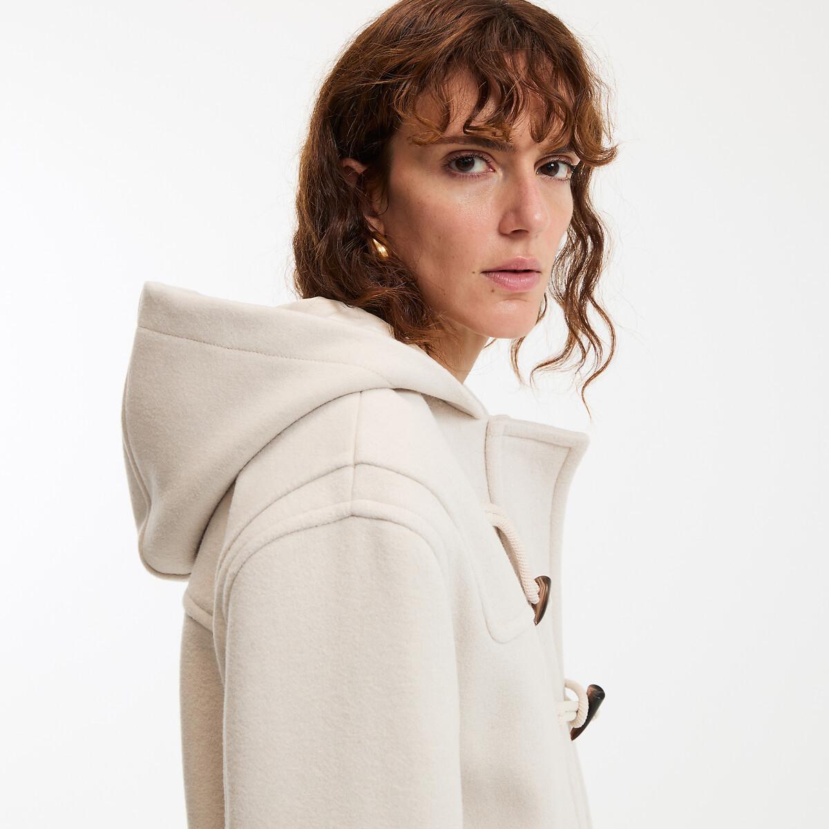 La Redoute Collections Duffle Coat Mi Long à Capuche  