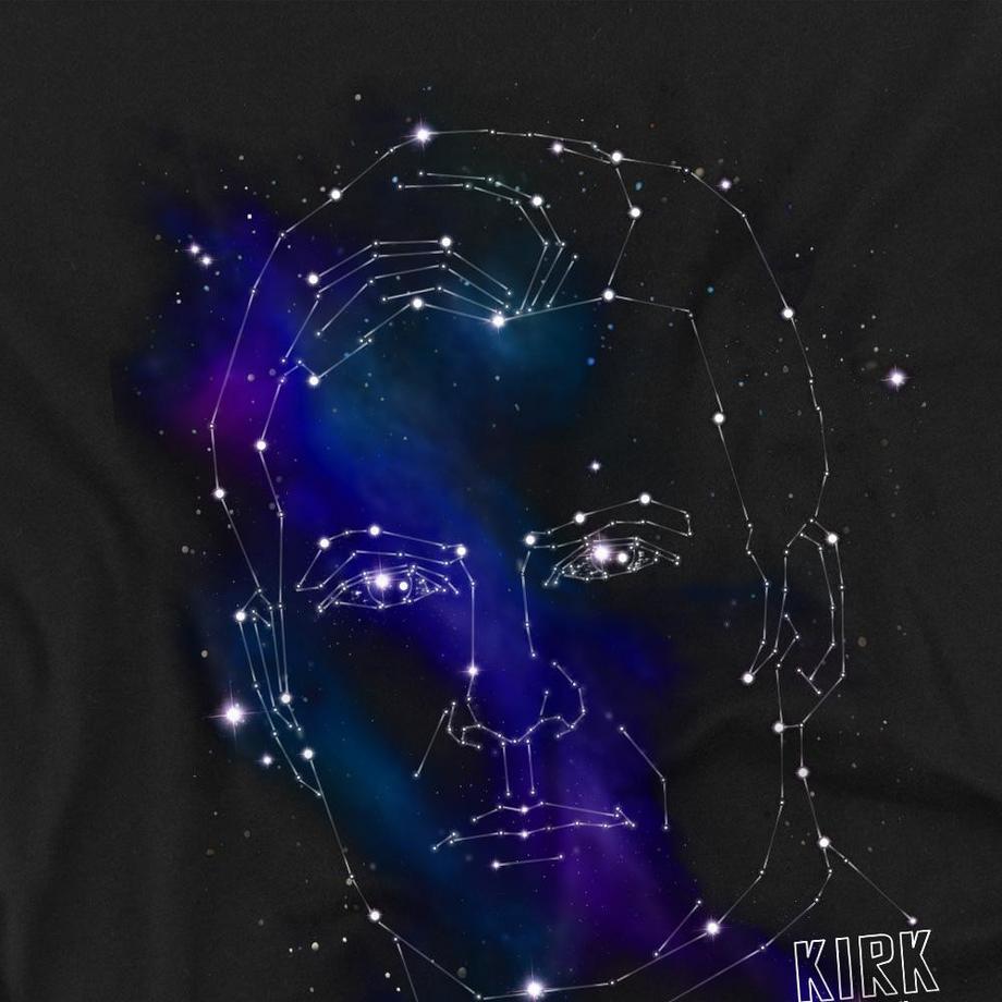 Star Trek Kirk Constellation T-Shirt Maniche Lunghe  