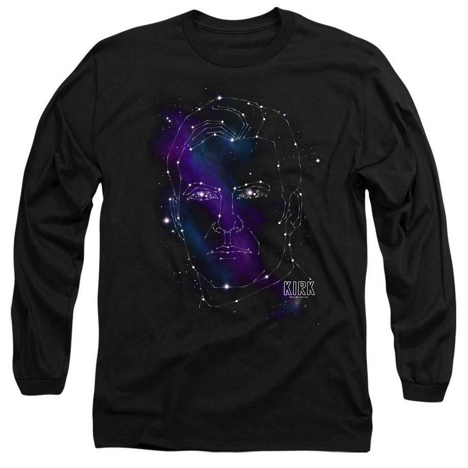 Star Trek Kirk Constellation T-Shirt Maniche Lunghe  