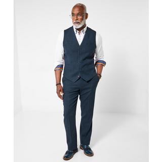 Joe Browns Pantaloni Tessuto Herringbone Blu Marino  