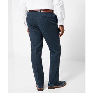 Joe Browns Pantaloni Tessuto Herringbone Blu Marino  
