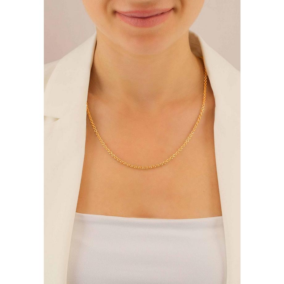 MUAU Schmuck  Collier Rundanker Rotgold 750, 3.05mm, 45cm 