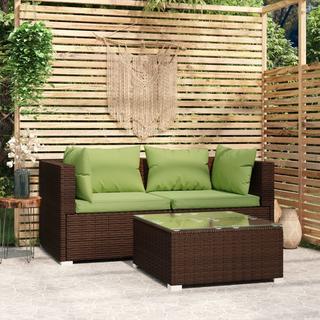 VidaXL Garten-lounge-set poly-rattan  