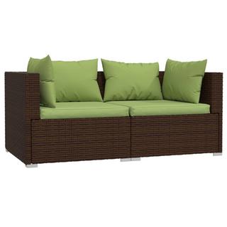 VidaXL Garten-lounge-set poly-rattan  