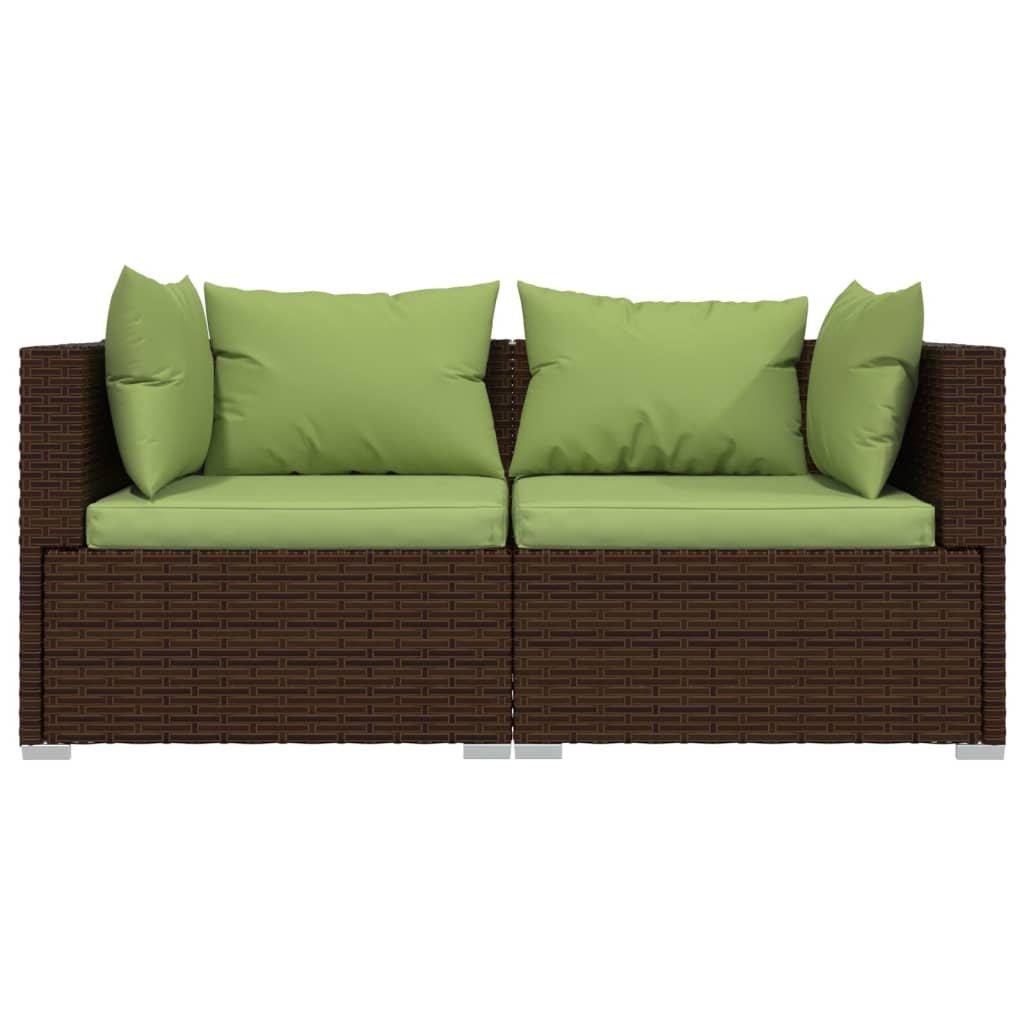 VidaXL Garten-lounge-set poly-rattan  