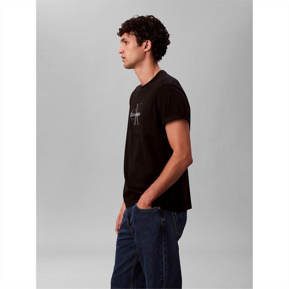 Calvin Klein Monogramm Logo T-Shirt  