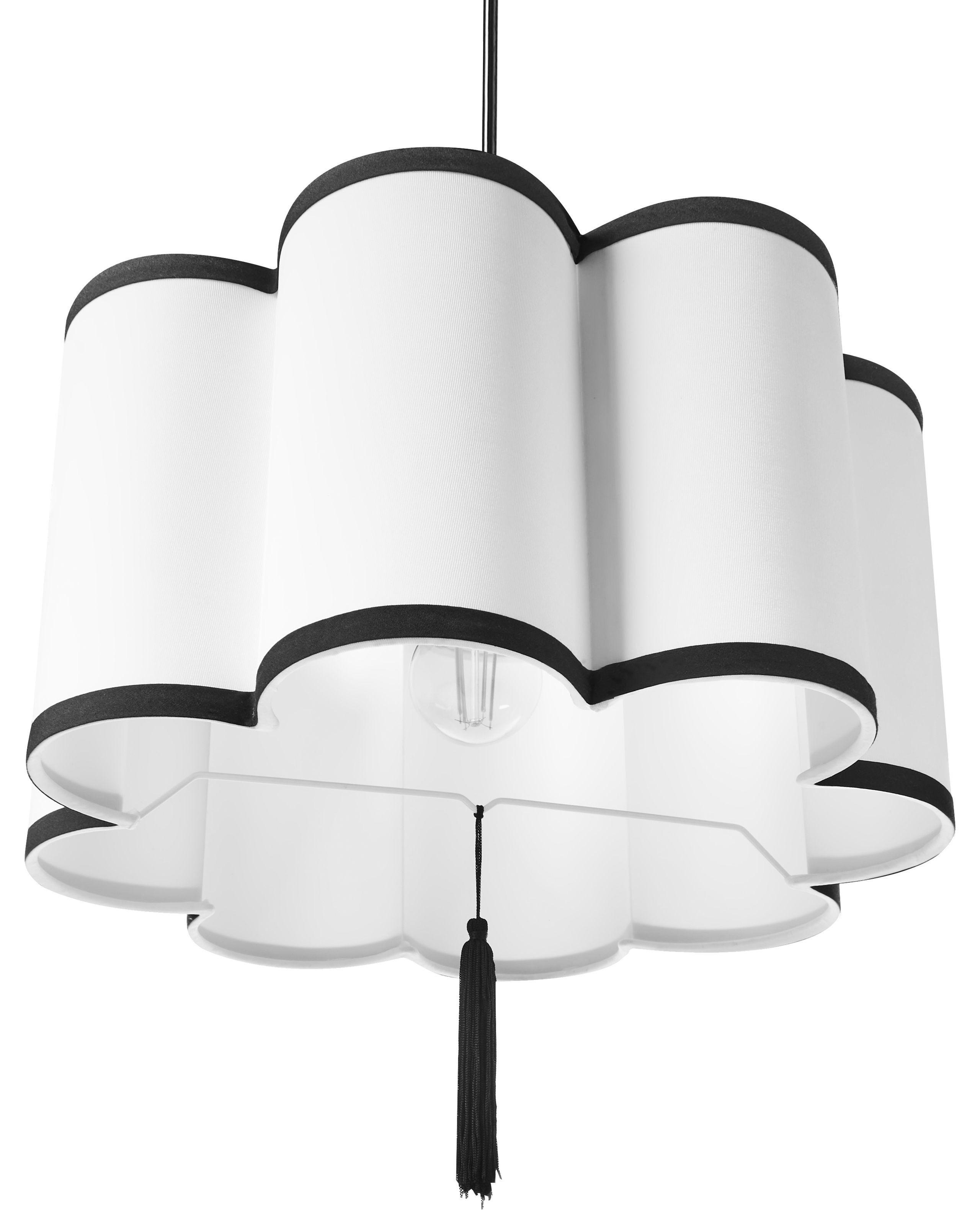 Beliani Lampe suspension en Nylon Traditionnel PALAMAR  