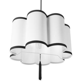 Beliani Lampe suspension en Nylon Traditionnel PALAMAR  