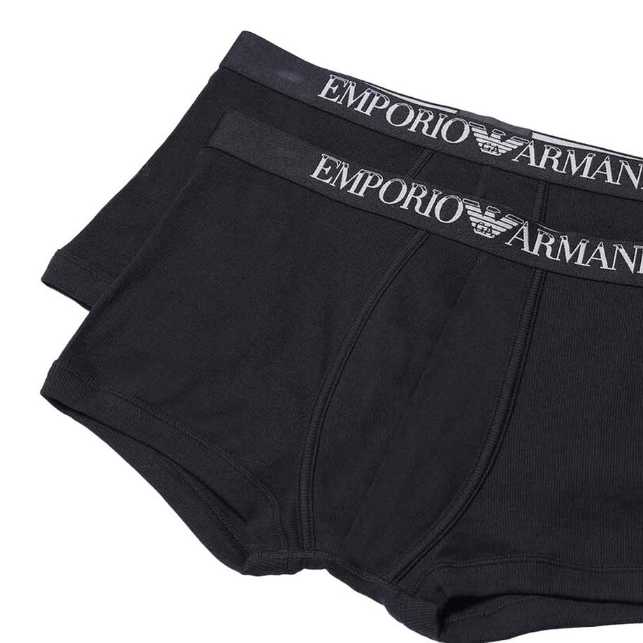 EMPORIO ARMANI Gerippte Boxershorts 2er-Pack  