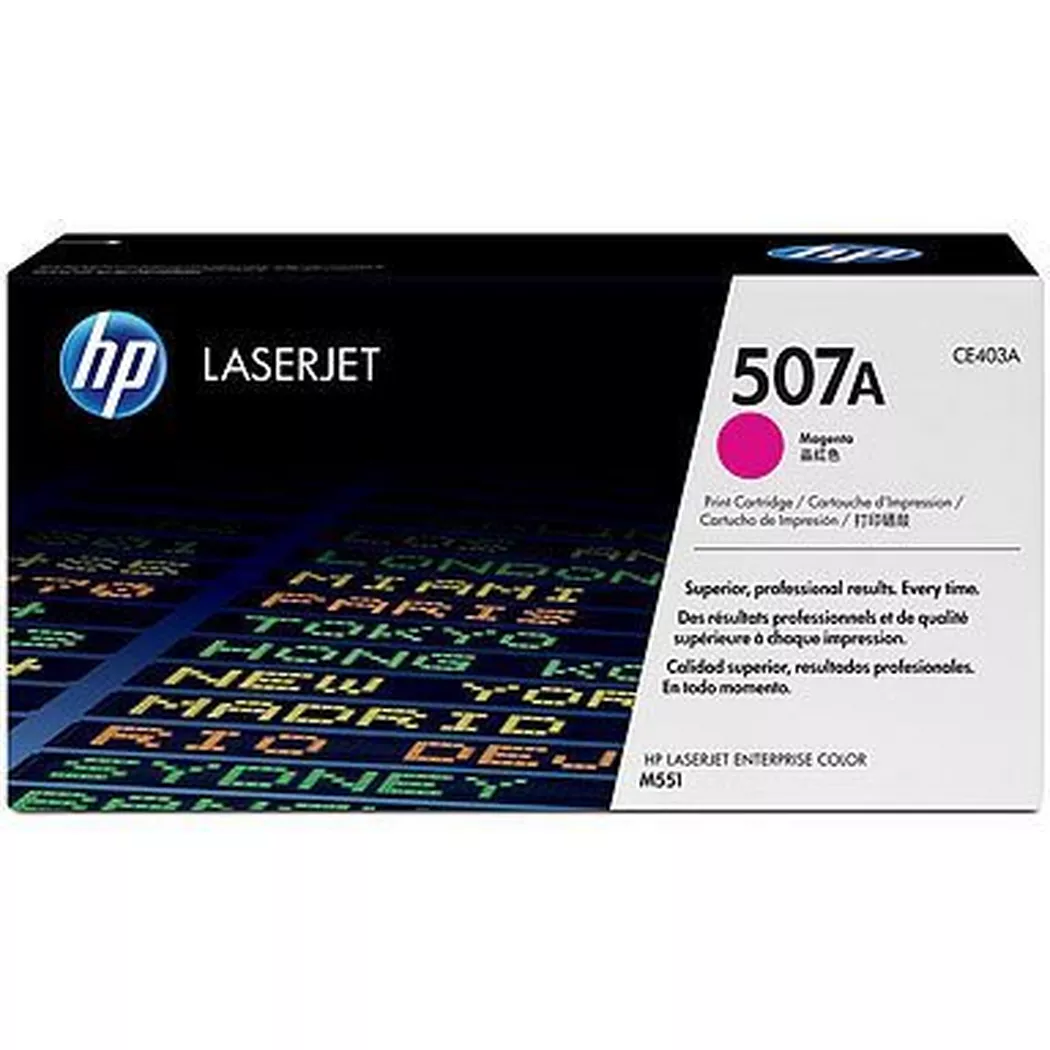 Hewlett-Packard – HP Toner-Modul 507A magenta CE403A LJ Enterprise 500 Col. 6000 S., One Size