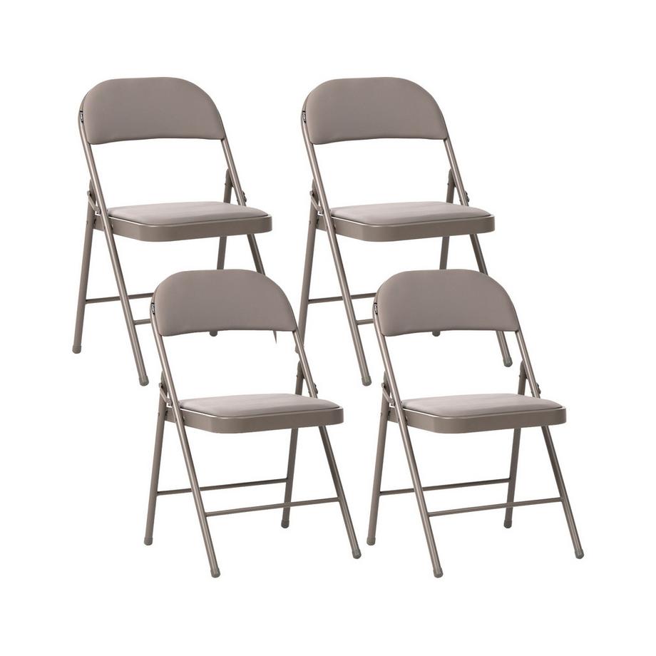 Lot de 4 chaises pliantes en Métal  SHASTA