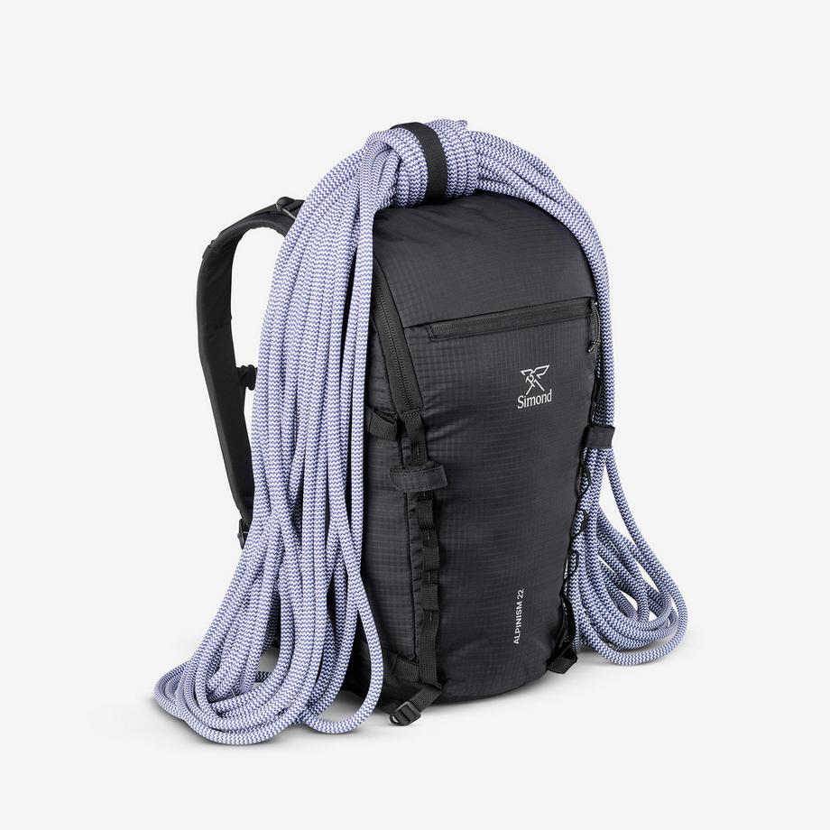 SIMOND  Sac à dos d'alpinisme polyvalent et modulable, Alpinism 22 noir 