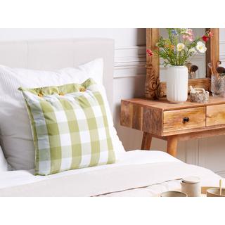 Beliani Dekokissen aus Polyester Rustikal TAMNINE  