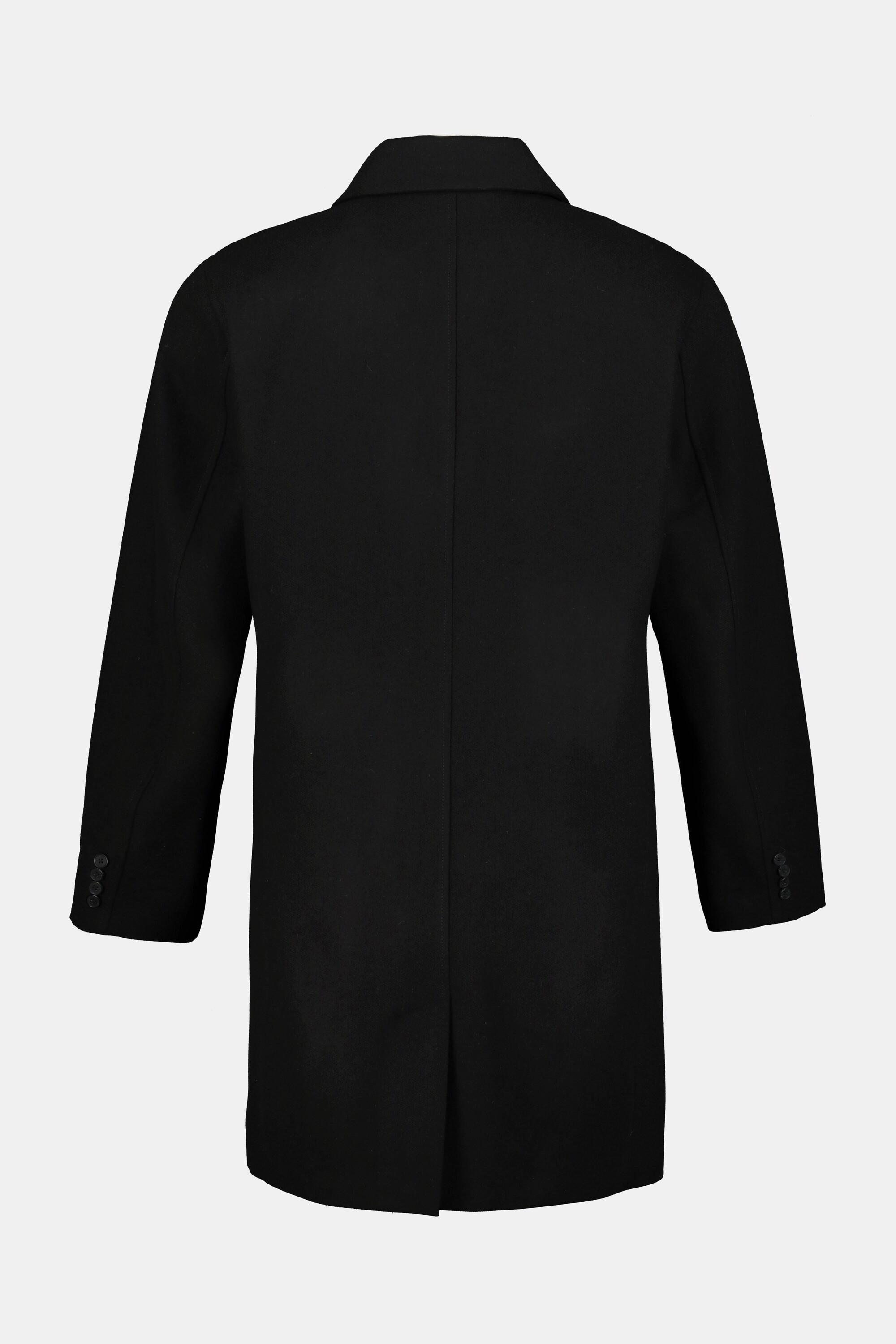 JP1880 Wollmix Wasserabweisender Hemdkragen Mantel  