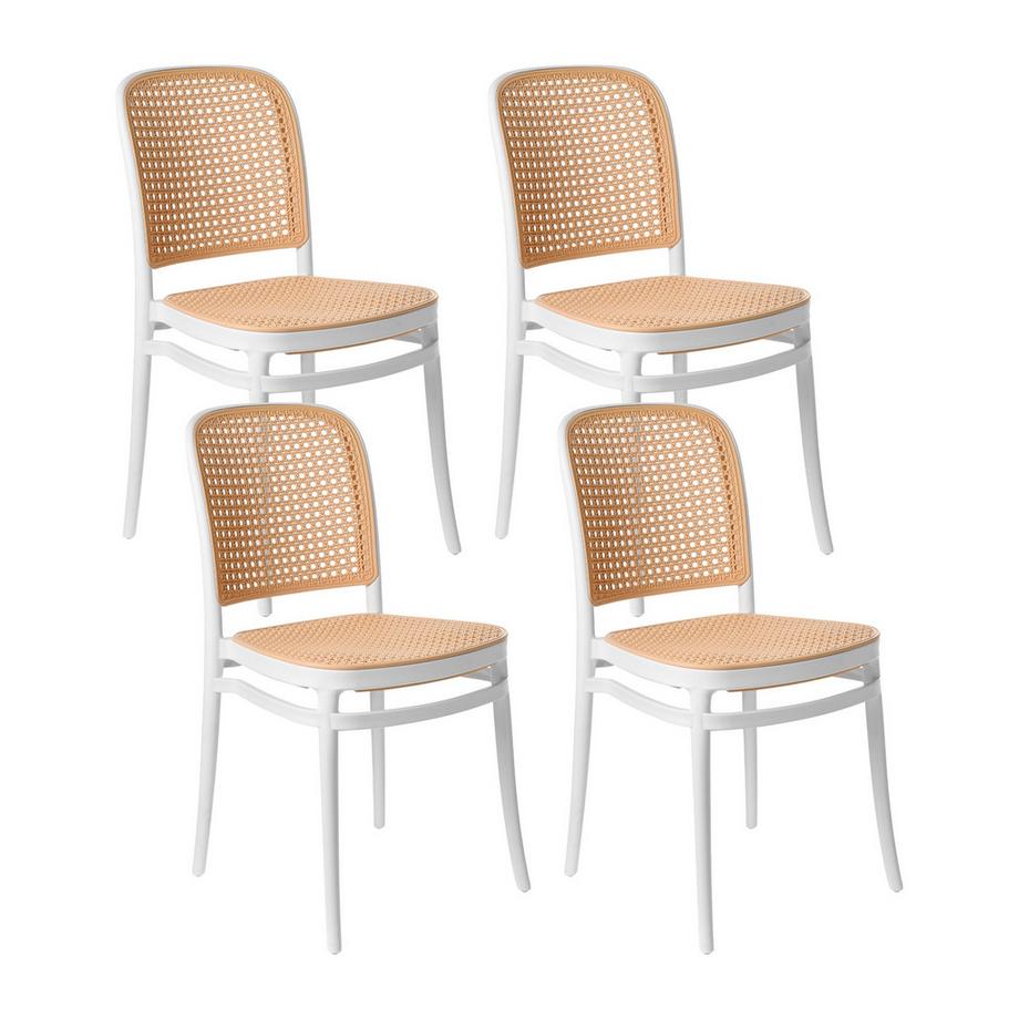 Set di 4 sedie da giardino en Polipropilene  PLOSE