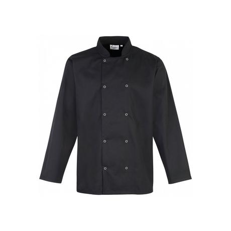 PREMIER Kochjacke Druckknöpfe Langarm  