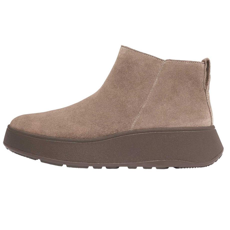 fit flop Stivaletti Fmode in Pelle Scamosciata con Zeppa  