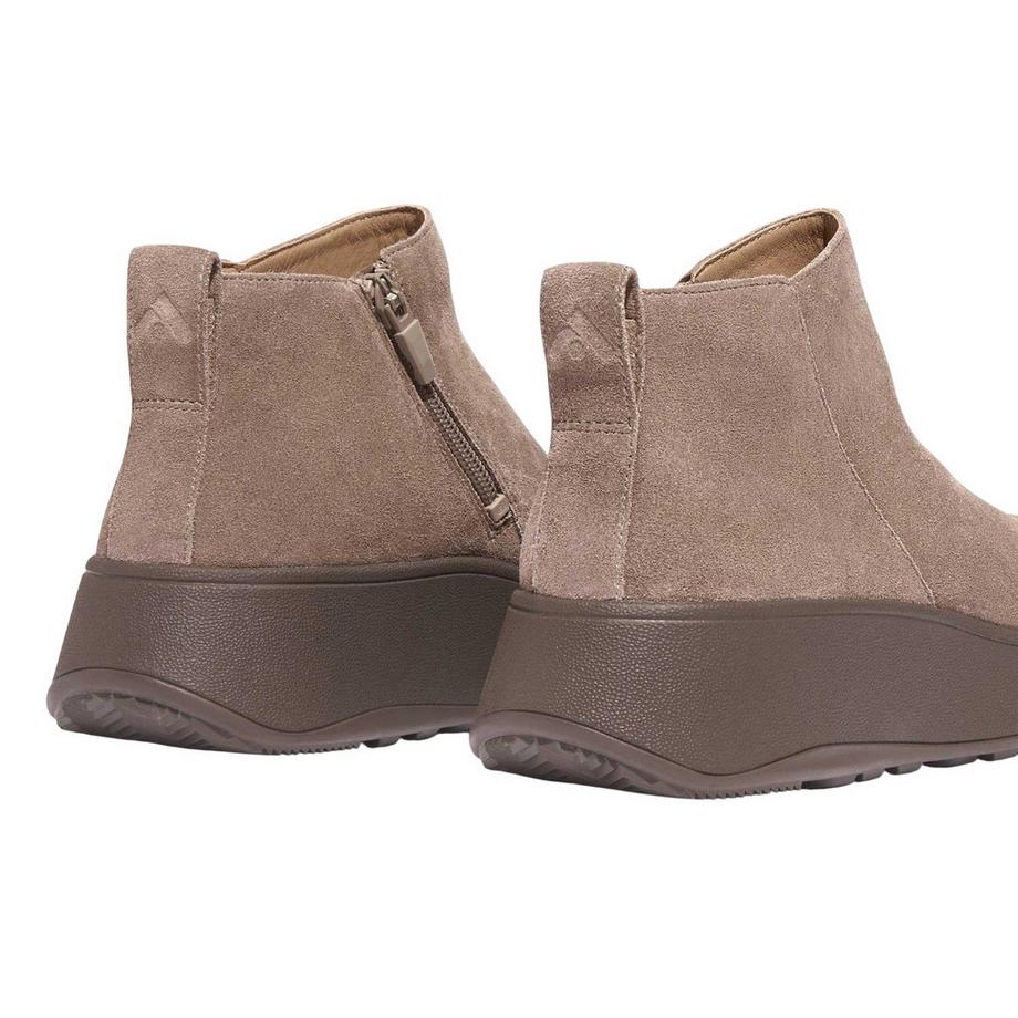 fit flop Stivaletti Fmode in Pelle Scamosciata con Zeppa  