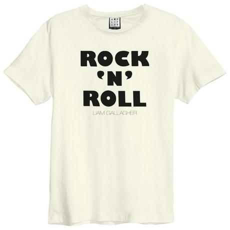 Amplified Rock N Roll Liam Gallagher Grafikdruck T-Shirt  