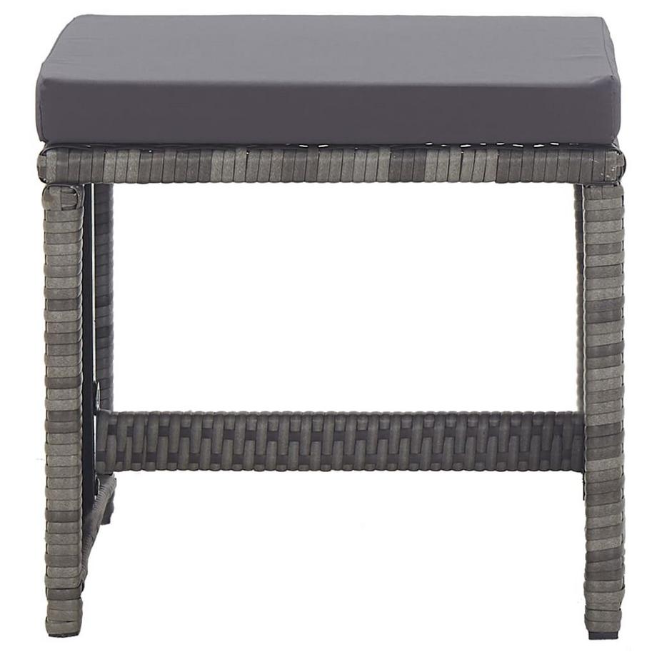VidaXL Hocker poly-rattan  