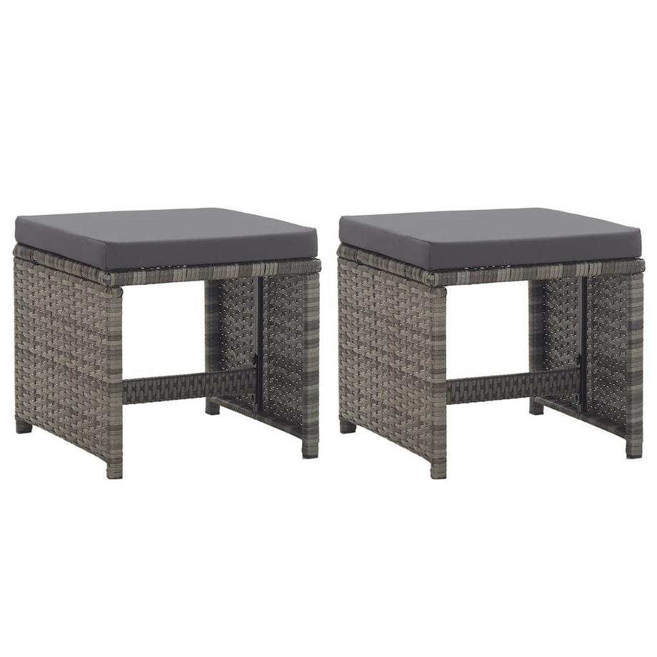Hocker poly-rattan