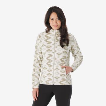 Veste polaire randonnée montagne femme MH500 full zip polyester