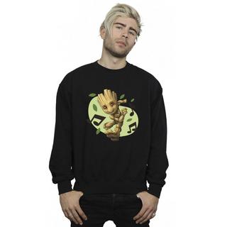 MARVEL  Guardians Of The Galaxy Groot Musical Notes Sweatshirt 