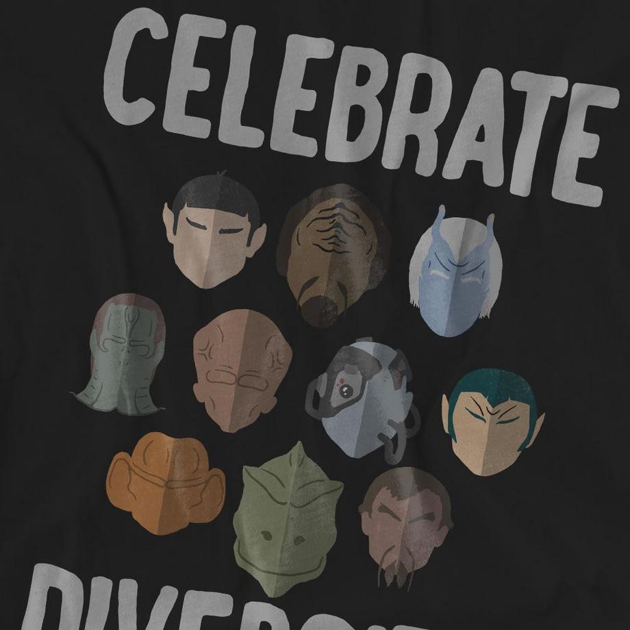 Star Trek T-Shirt Celebrate Diversity  