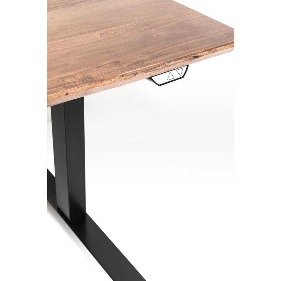KARE Design Table Office Symphony réglable en hauteur Noir Foncé 160x80  