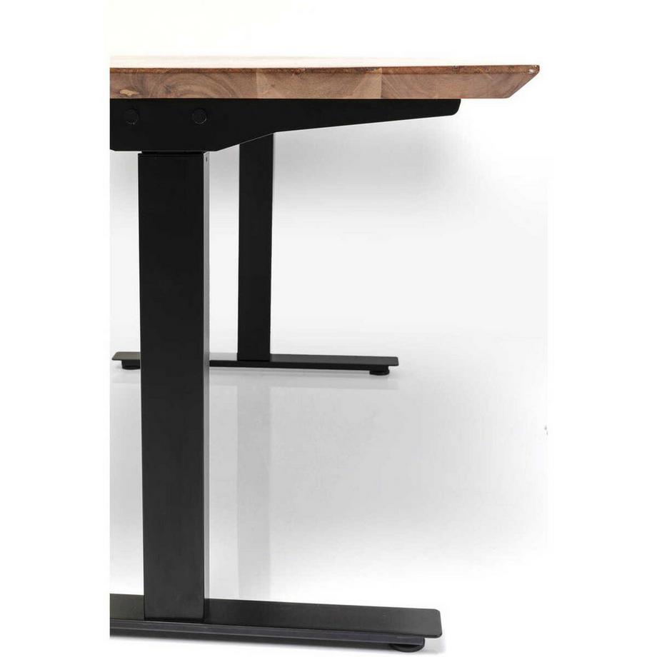 KARE Design Table Office Symphony réglable en hauteur Noir Foncé 160x80  