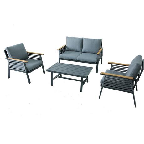 mutoni Gartenlounge Denia (4-er Set)  