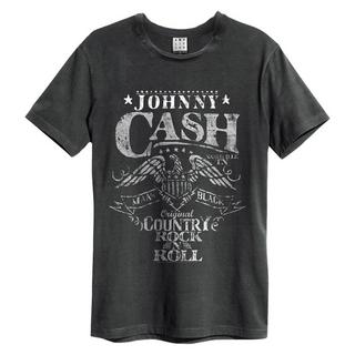 Amplified Johnny Cash Eagle T-Shirt Stampa Grafica  