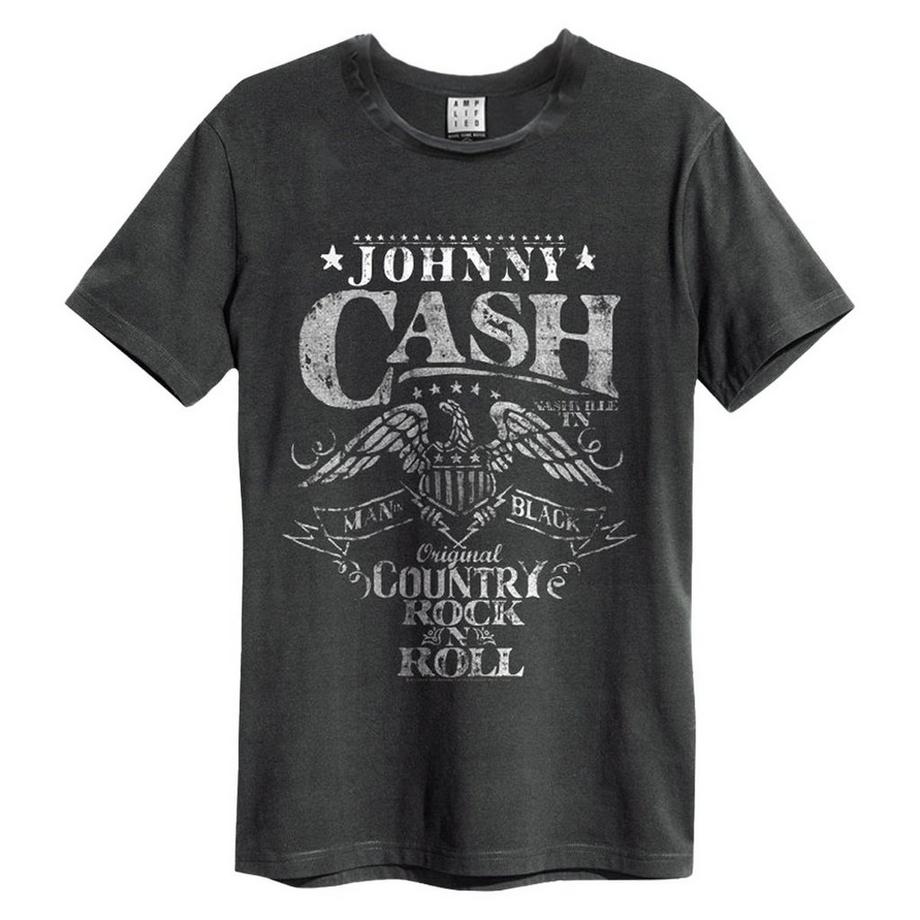 Amplified Johnny Cash Eagle T-Shirt Imprimé Graphique  
