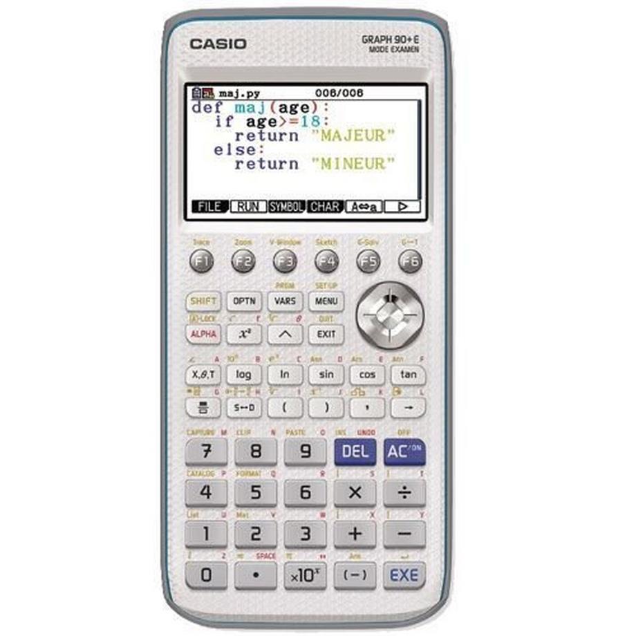 CASIO  GRAPH 90+E - Calculatrice graphique - USB - pile 