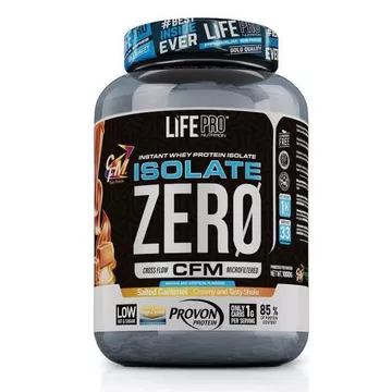 Whey isolate zero 1kg Life Pro | Caramel Salé