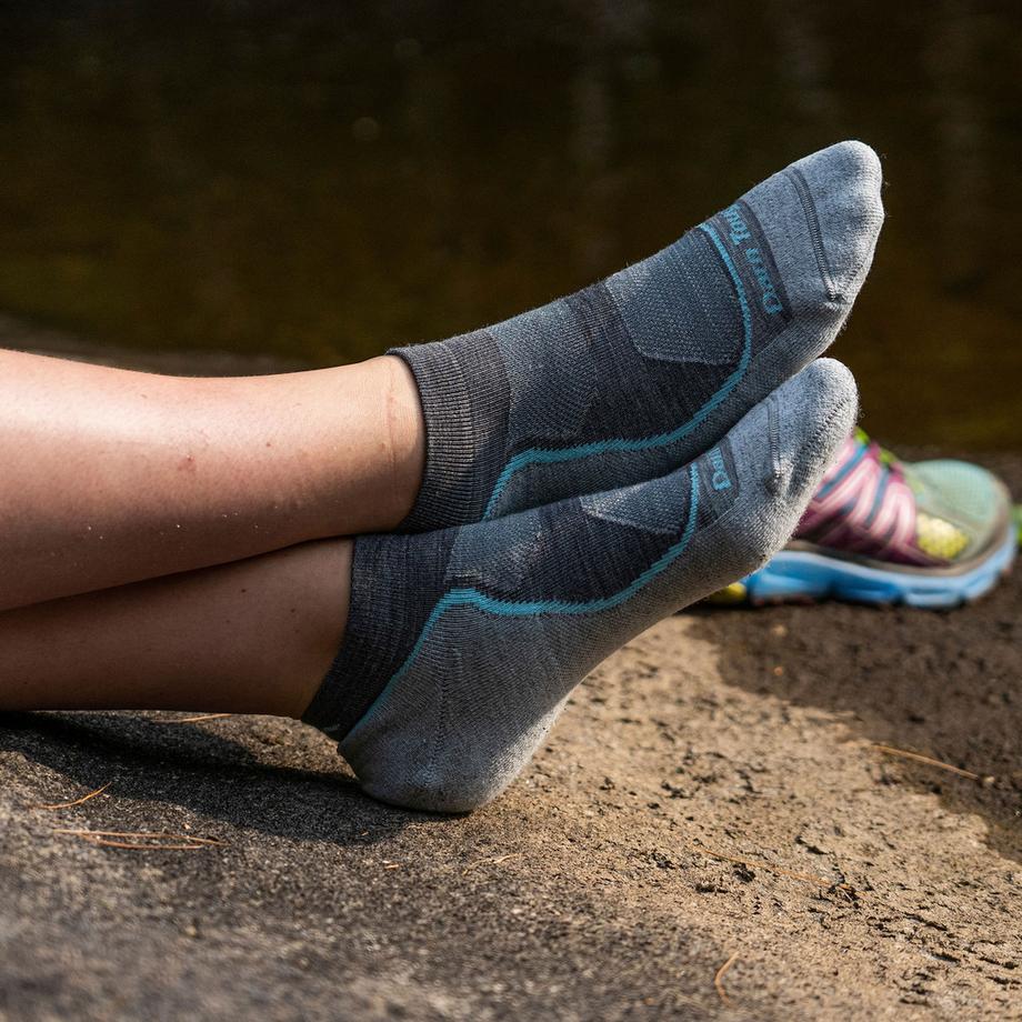 Darn Tough Vermont  Darn Tough Chaussettes Femme Randonnée Basses Laine Mérinos Légères 