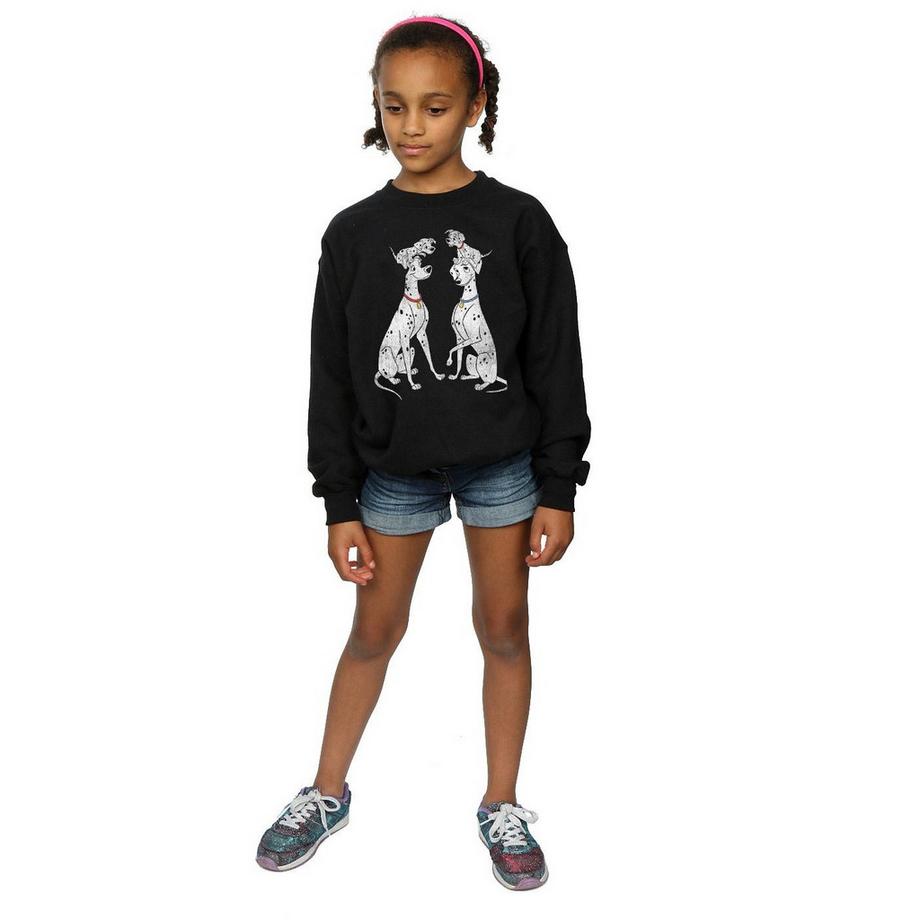 Disney  101 Dalmatians Pongo And Perdita Sweatshirt 
