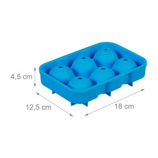 Northio Lot de 2 moules à glaçons en silicone  