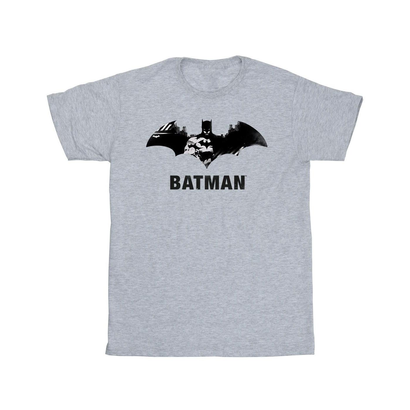 DC COMICS  Batman Black Stare Logo TShirt 