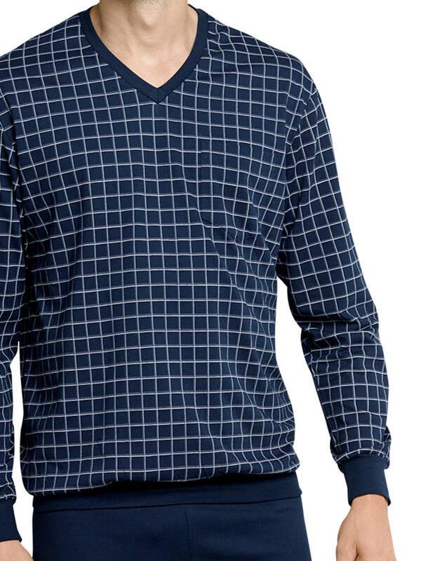 Schiesser Bequem sitzender Langarm Pyjama  