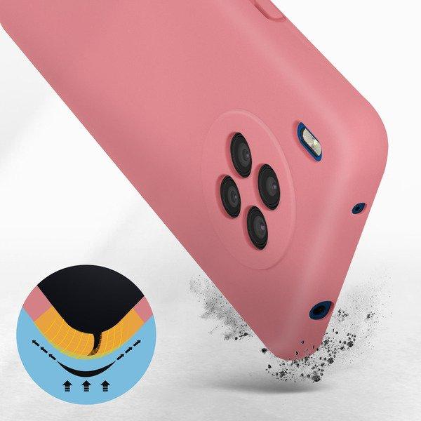 Avizar  Cover Silicone Huawei Nova 8i Rosa 