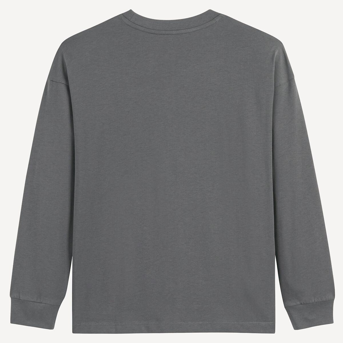 La Redoute Collections  Shirt mit langen Ärmeln und Bergmotiv 