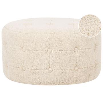 Pouf en Bouclé Glamour TAMPA