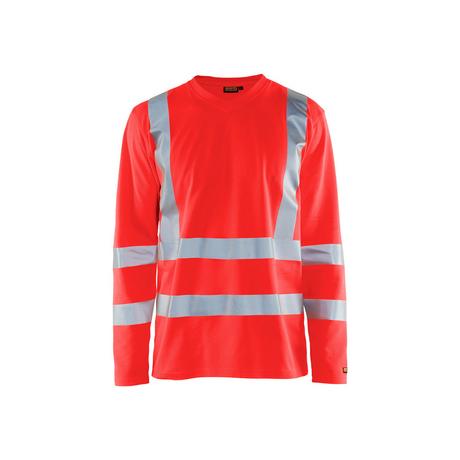 Blaklader  t-shirt manches longues haute visibilité col v anti-uv 