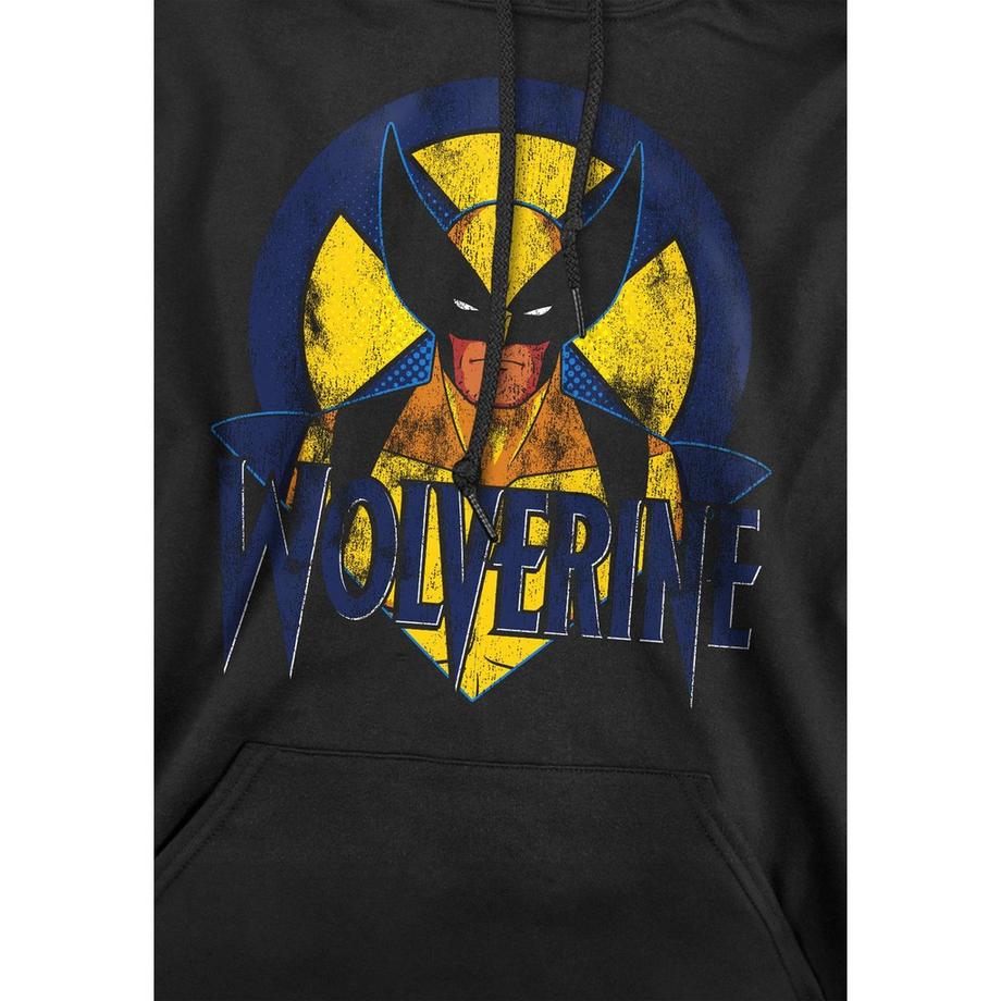 MARVEL Felpa con cappuccio X-Men Wolverine Stampa Grafica  