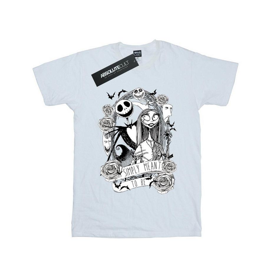 Tshirt NIGHTMARE BEFORE CHRISTMAS SIMPLY MEANT TO BE