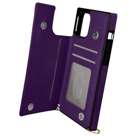 Avizar  Cover Tracolla iPhone 12 Mini Viola 